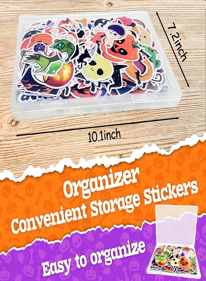 LINAYE 600PCS Halloween Stickers Non-Repeating Waterproof, Adhesive Vinyl Cute Stickers Pack for Kids, Halloween Party Favors Gifts for Boys Girls - Image 2